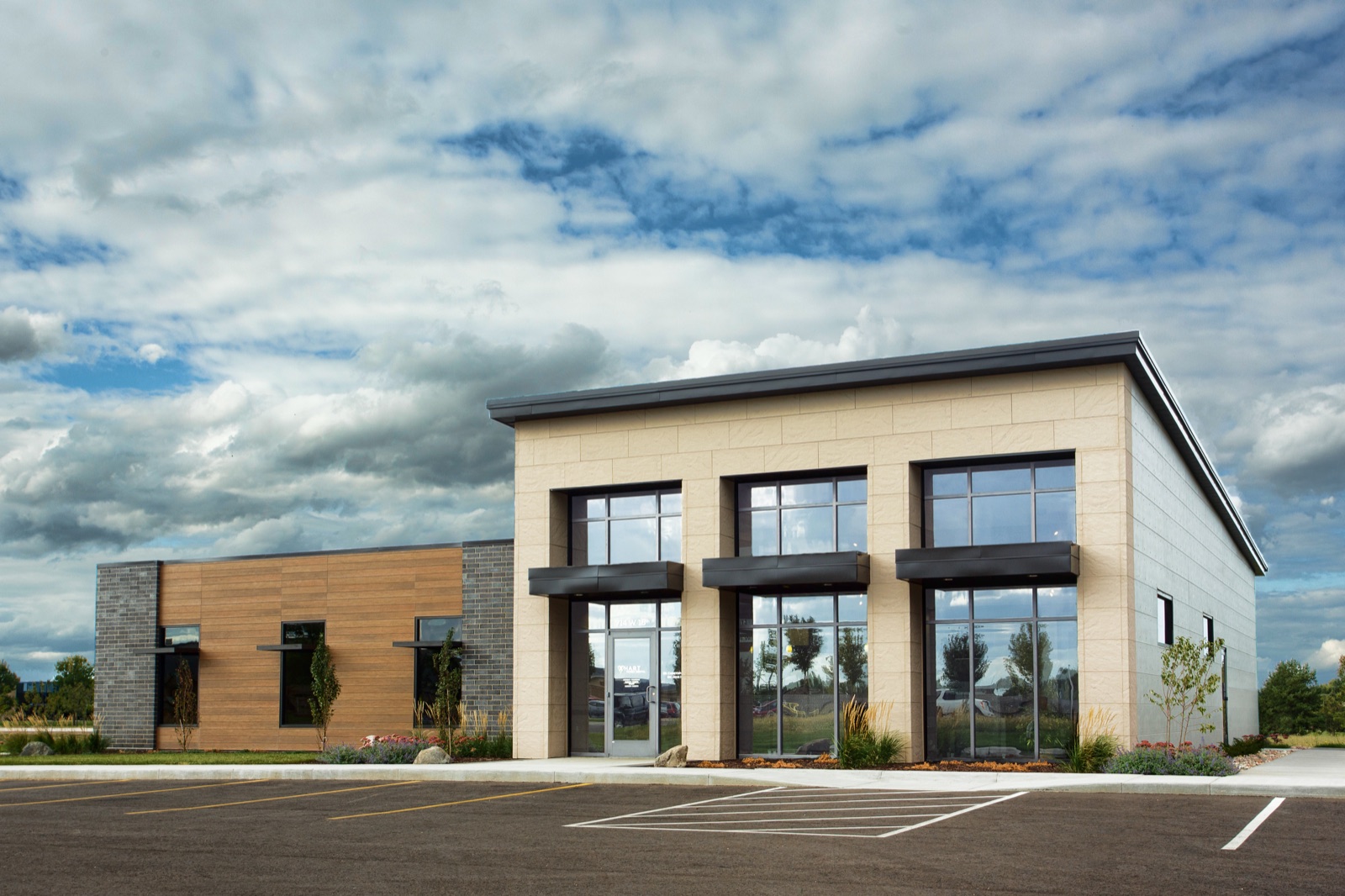 Haven-delivered modern commercial facility — exterior